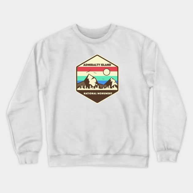 Admiralty Island National Monument Retro Crewneck Sweatshirt by roamfree